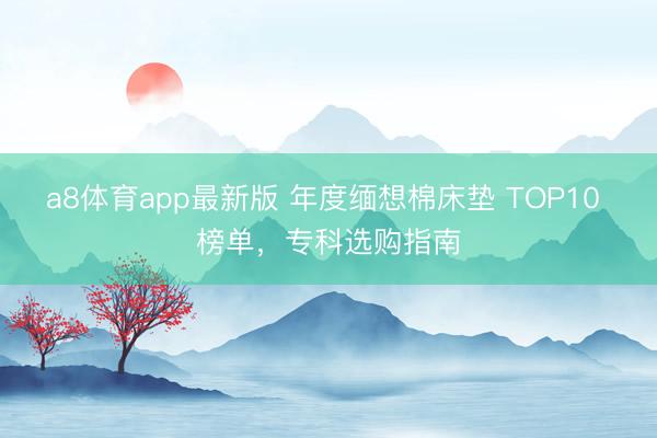 a8体育app最新版 年度缅想棉床垫 TOP10 榜单，专科选购指南