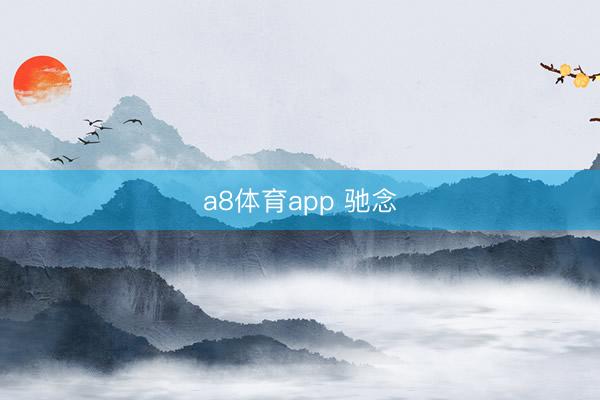 a8体育app 驰念