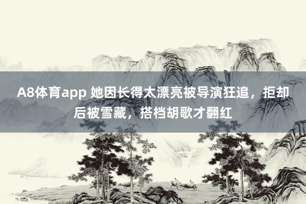 A8体育app 她因长得太漂亮被导演狂追,拒却后被雪藏,搭档胡歌才翻红
