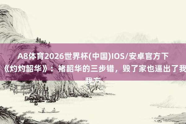A8体育2026世界杯(中国)IOS/安卓官方下载 《灼灼韶华》:褚韶华的三步错,毁了家也逼出了我方