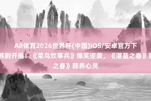A8体育2026世界杯(中国)IOS/安卓官方下载 两部韩剧开播！《菜鸟炊事兵》爆笑逆袭，《湛蓝之春》颐养心灵