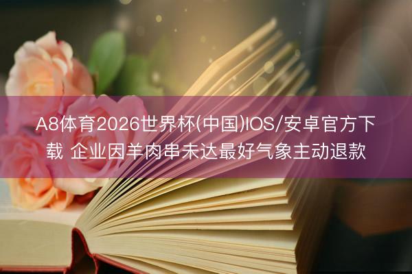 A8体育2026世界杯(中国)IOS/安卓官方下载 企业因羊肉串未达最好气象主动退款
