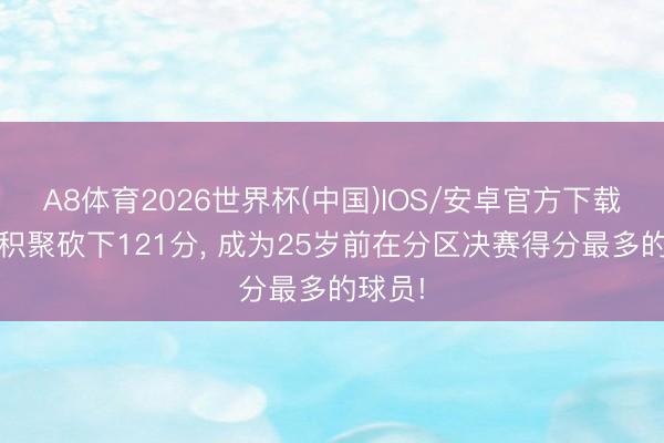 A8体育2026世界杯(中国)IOS/安卓官方下载 文班积聚砍下121分, 成为25岁前在分区决赛得分最多的球员!