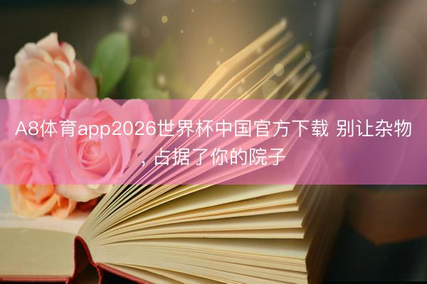 A8体育app2026世界杯中国官方下载 别让杂物, 占据了你的院子