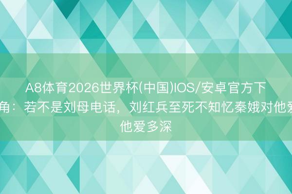A8体育2026世界杯(中国)IOS/安卓官方下载 主角:若不是刘母电话,刘红兵至死不知忆秦娥对他爱多深