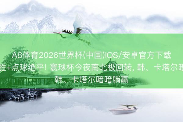 A8体育2026世界杯(中国)IOS/安卓官方下载 4-1狂胜+点球绝平! 寰球杯今夜南北极回转, 韩、卡塔尔暗暗躺赢